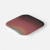 サウスウエスタンサウスウエストデザートレインボーアートデザイン ペーパープレート (傾斜あり)