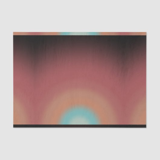 サウスウエスタンサウスウエストデザートレインボーアートデザイン 薄葉紙 (正面)