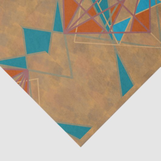 サウスウエスタンデザートインディアンスターマンデザインアート 薄葉紙 (詳細)