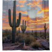 サウスウエスタンデザートウイルアットサンライズ シャワーカーテン (正面)