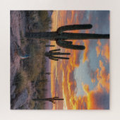 サウスウエスタンデザートウイルアットサンライズ ジグソーパズル (横)