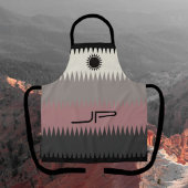 サウスウエスタンレストランスタイルモノグラムエプロン エプロン