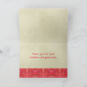 サウスウエスタン幾何アステカスタイルありがとう サンキューカード (内部)