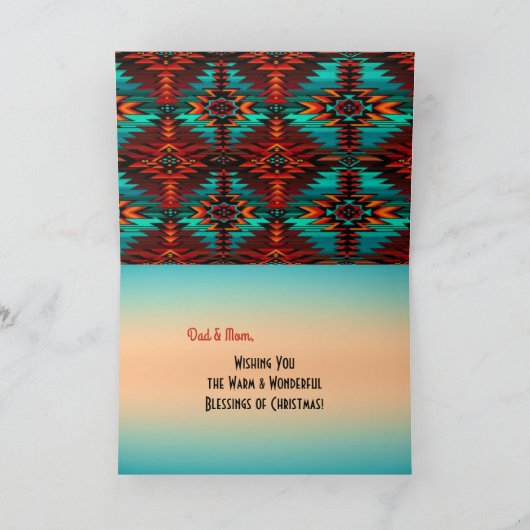 サウスウエストクロスホリデーカード シーズンカード (内部)