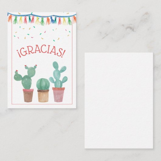 サウスウエストグラシアスサンキュー ノートカード (正面/裏面)