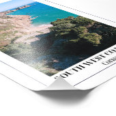 サウスウエストコーストパス、ポルスカーノ、コーンウォール フォトプリント            (角)