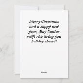 サウスウエストサンタクロースクリスマスライド シーズンカード (裏面)