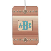 サウスウエストサンドストーンキャニオン&コンコスパーソナライズされたト カーエアーフレッシュナー (正面)