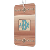 サウスウエストサンドストーンキャニオン&コンコスパーソナライズされたト カーエアーフレッシュナー (左)