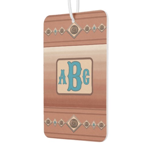 サウスウエストサンドストーンキャニオン&コンコスパーソナライズされたト カーエアーフレッシュナー (左)