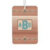 サウスウエストサンドストーンキャニオン&コンコスパーソナライズされたト カーエアーフレッシュナー (裏面)