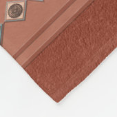 サウスウエストサンドストーンキャニオン フリースブランケット (角)