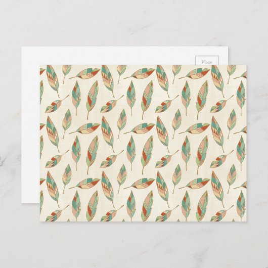 サウスウエストジオステップ | 幾何学的なフェアパターン ポストカード (正面/裏面)