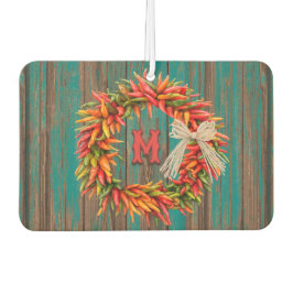 サウスウエストチリストラリースパーソナライズされたイニシャル カーエアーフレッシュナー