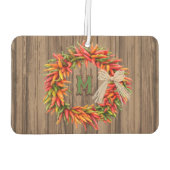 サウスウエストチリストラリースパーソナライズされたイニシャル カーエアーフレッシュナー (裏面)