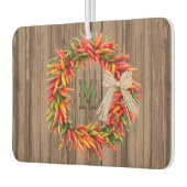 サウスウエストチリストラリースパーソナライズされたイニシャル カーエアーフレッシュナー (左)