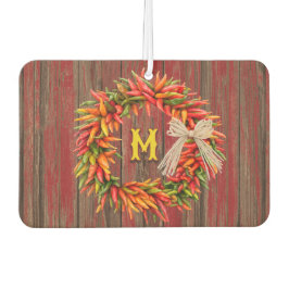 サウスウエストチリストラリースパーソナライズされたイニシャル カーエアーフレッシュナー