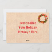 サウスウエストチリストラリースフラットクリスマスカード シーズンカード (裏面)