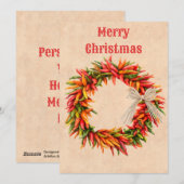 サウスウエストチリストラリースフラットクリスマスカード シーズンカード (正面/裏面)