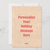 サウスウエストチリストラリースフラットクリスマスカード シーズンカード (裏面)