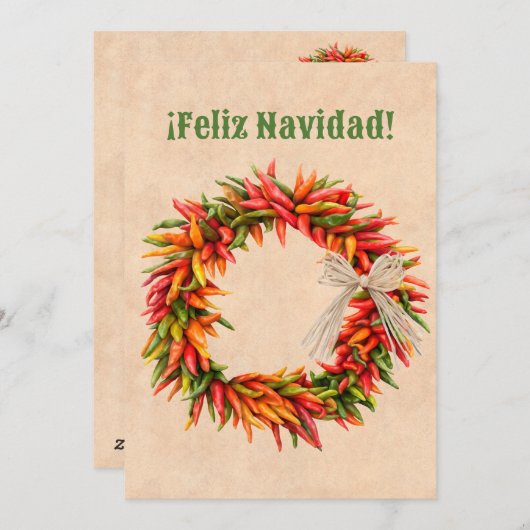 サウスウエストチリストラリースフラットホリデーカード シーズンカード (正面/裏面)