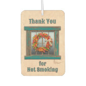 サウスウエストチリストラリースブルーウィンドウカスタム カーエアーフレッシュナー (正面)