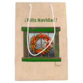 サウスウエストチリリースホリデークリスマス ミディアムペーパーバッグ (正面)