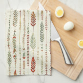 サウスウエストテラコッタボホ キッチンタオル (四つ折り)