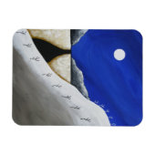 サウスウエストデザートウィンターアリゾナフォークアート マグネット (横)