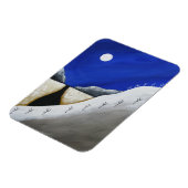 サウスウエストデザートウィンターアリゾナフォークアート マグネット (左側)