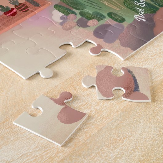 サウスウエストデザートカボスアドビハウス ジグソーパズル (側面)