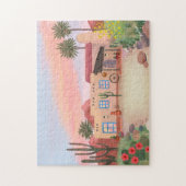 サウスウエストデザートカボスアドビハウス ジグソーパズル (縦)