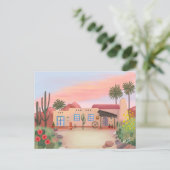 サウスウエストデザートカボスアドビハウス ポストカード (スタンド正面)