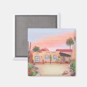 サウスウエストデザートカボスアドビハウス | マグネット (正面/裏面)