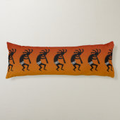 サウスウエストデザートサンセットココペリオレンジレッド ボディピロー (正面)