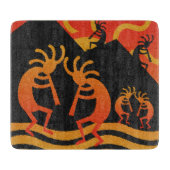 サウスウエストデザートサンセットココペリ カッティングボード (正面)