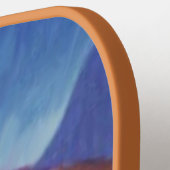 サウスウエストデザートドリームズカラーペンシルスケッチ ピックルボールラケット (左詳細)