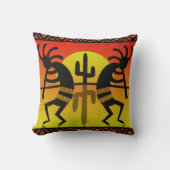 サウスウエストトライバルサボスココペリデザイン クッション (正面)