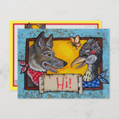 サウスウエストハイハローコヨーテロードランナーサミナリー ポストカード (正面/裏面)