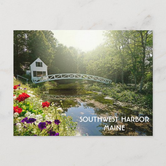 サウスウエストハーバーメイン山デザートアイランドトラベル ポストカード (正面)