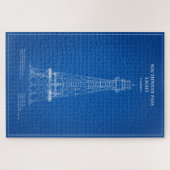 サウスウエストパスライトハウス – ルイジアナ州 – AD ジグソーパズル (横)