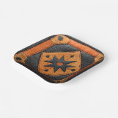 サウスウエストビューティフルカントリースタイルレザー ペーパープレート (傾斜あり)