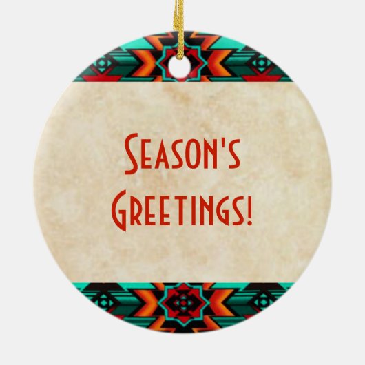 サウスウエストホースセラミックオーナメント セラミックオーナメント (裏面)