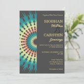 サウスウエストマンダラ結婚式招待状 招待状 (スタンド正面)