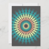 サウスウエストマンダラ結婚式招待状 招待状 (裏面)