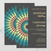 サウスウエストマンダラ結婚式招待状 招待状 (正面/裏面)