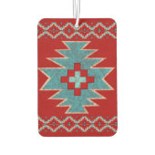 サウスウエストメサスターコイズアンドレッドデザイン カーエアーフレッシュナー (裏面)