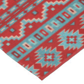 サウスウエストメサスターコイズ&レッドスモール テーブルクロス (アングル)