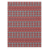 サウスウエストメサスターコイズ&レッドスモール テーブルクロス (正面)