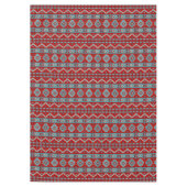 サウスウエストメサスターコイズ&レッドメディア テーブルクロス (正面)